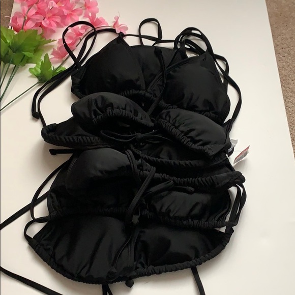 Joe boxer triangle bikini top black - Picture 3 of 3